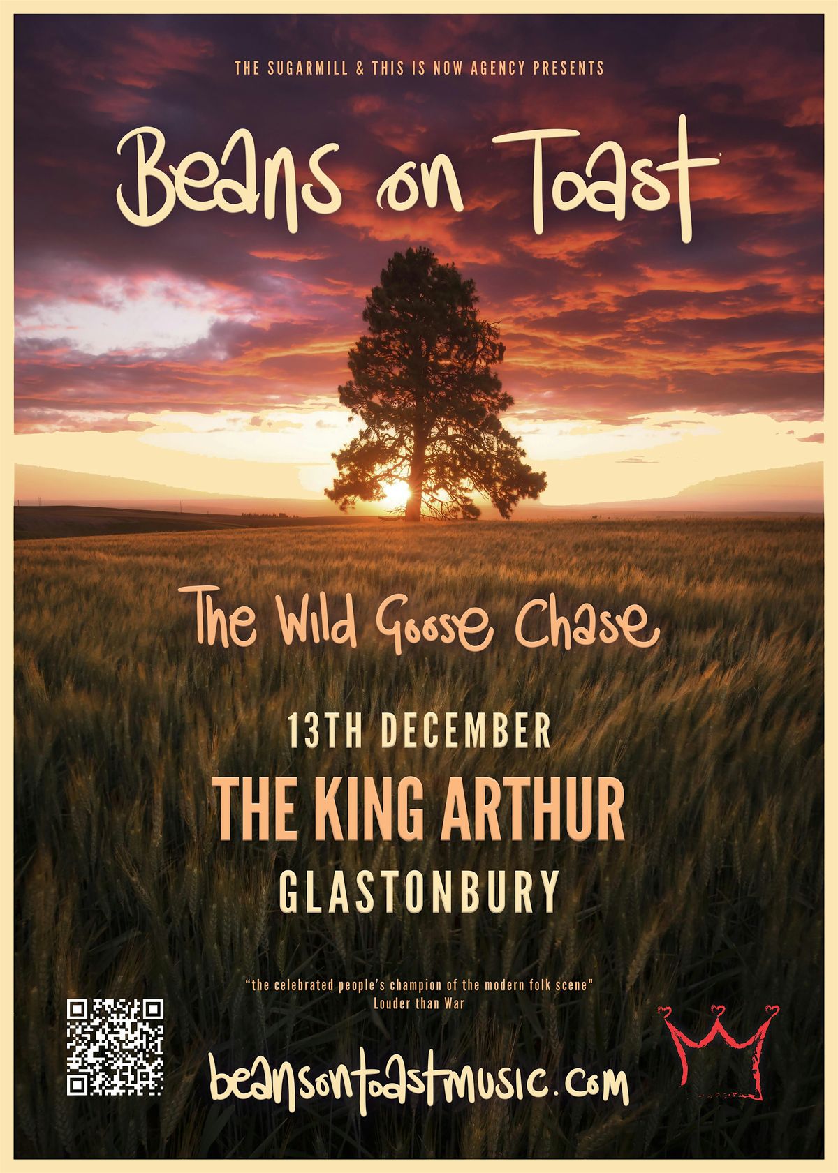 Beans On Toast The King Arthur, Glastonbury, The King Arthur