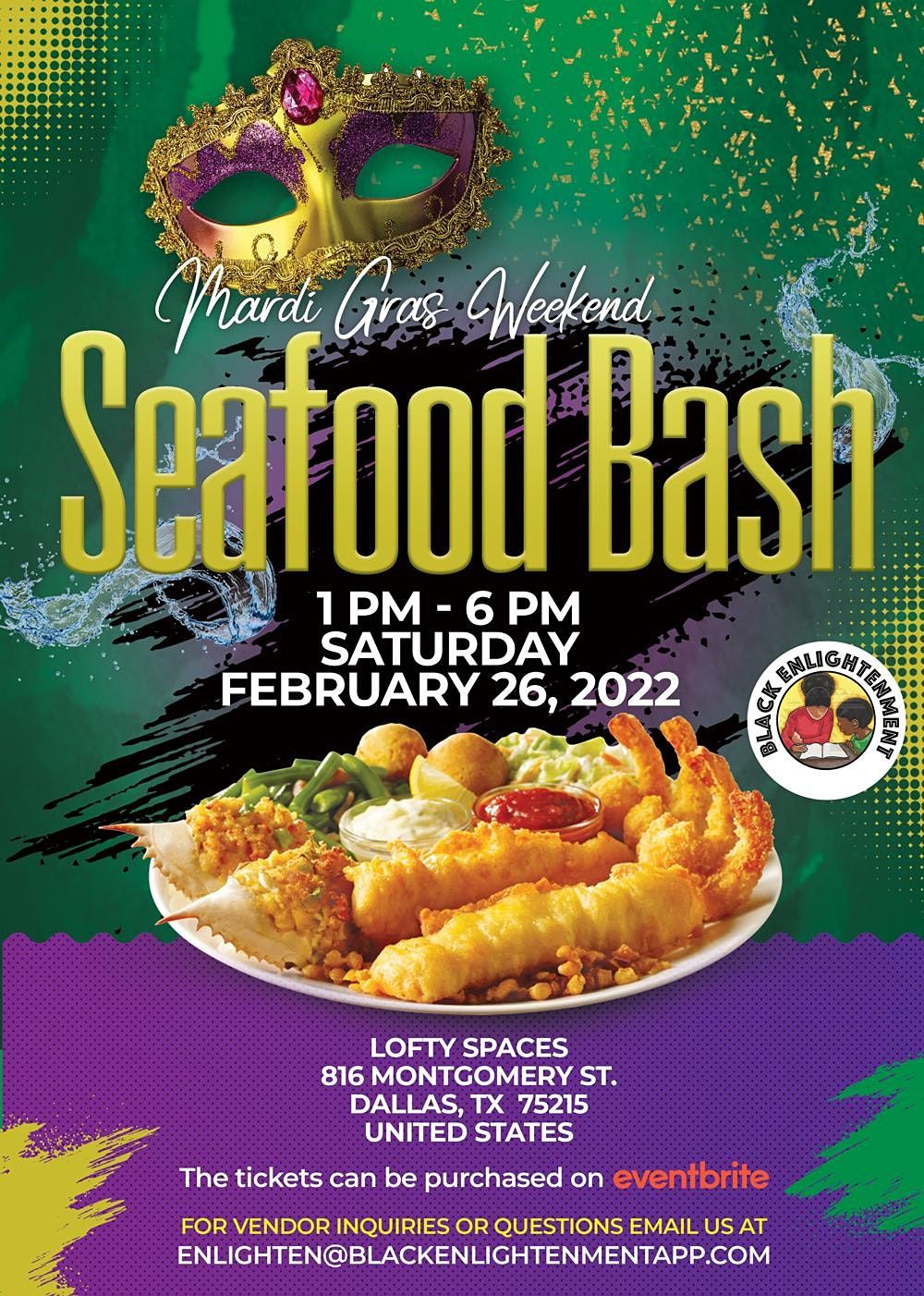 MARDI GRAS WEEKEND SEAFOOD BASH Lofty Spaces Dallas February 26 2022 mardi-gras-weekend-seafood-bash-lofty-spaces-dallas-february-26-2022