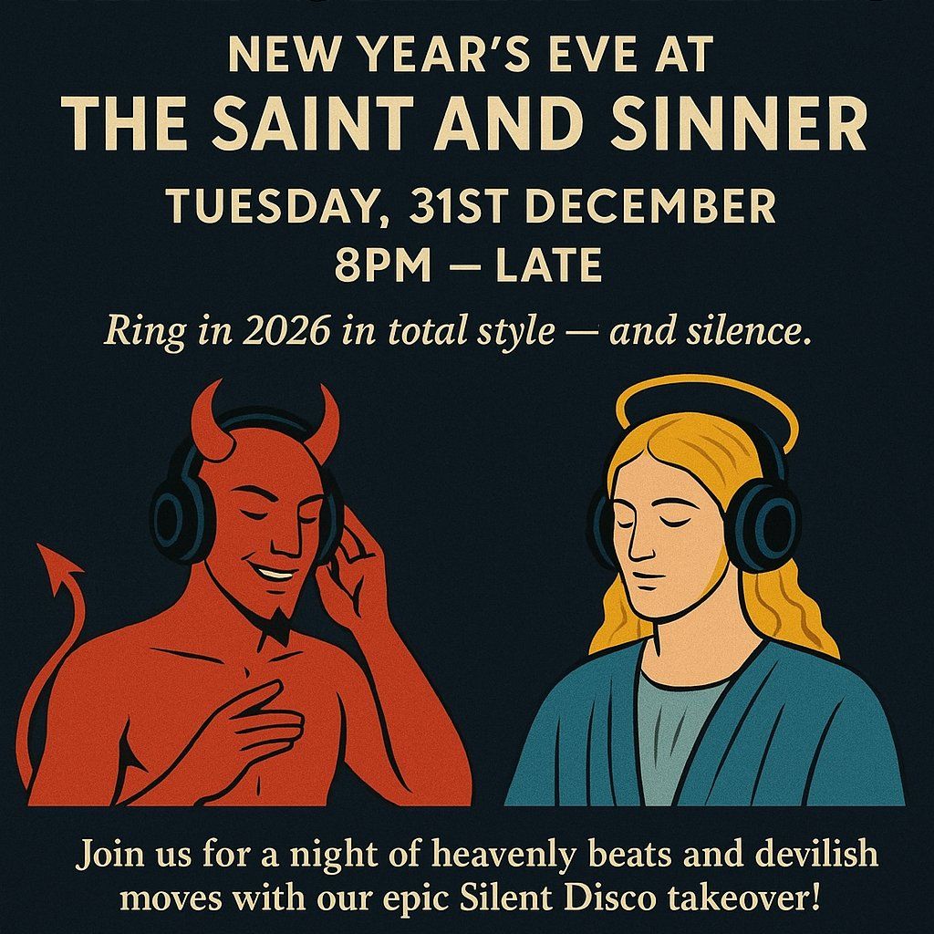 Saints, Sinners and Silent Beats - NYE Silent Disco, 31 December | Event in St Albans | AllEvents