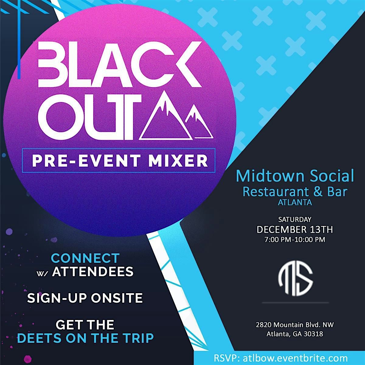 Blackout Weekend Pre-Event Mixer Atlanta, 13 December | Event in Atlanta | AllEvents