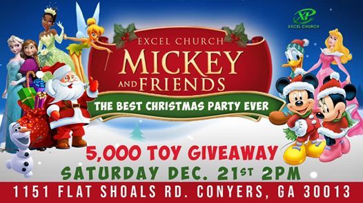 5,000 BIG TOY GIVEAWAY, Excel Church Worldwide, Conyers