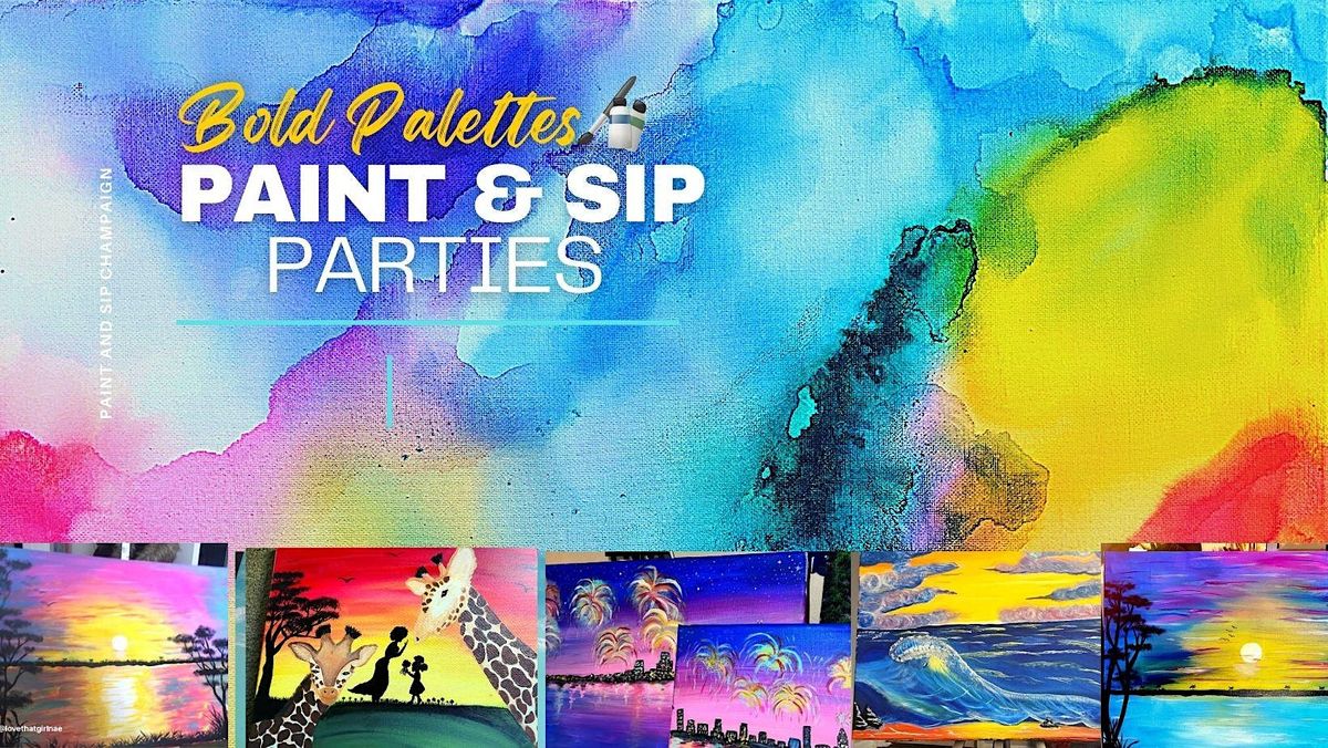 Bold Palettes Mothers Day Sip and Paint Party, March 14 2023