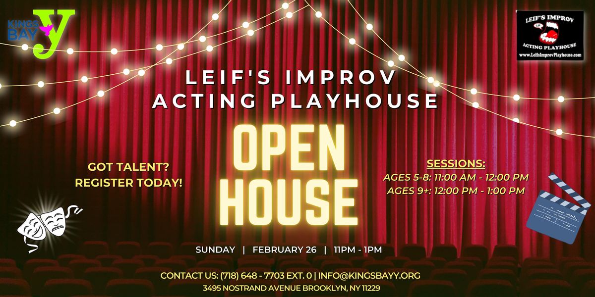 Leifs Improv Acting Playhouse at the Y!, KINGS BAY Y, Brooklyn