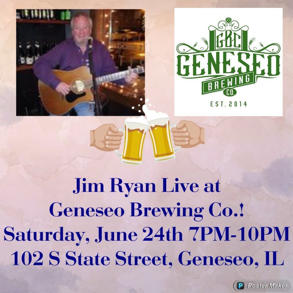 Jim Ryan returns to Geneseo Brewing Co. in Geneseo, IL!, Geneseo