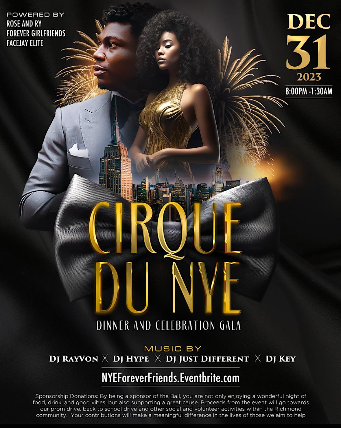 THE BLACK TIE NYE PARTY, 100n North 6th Street South,