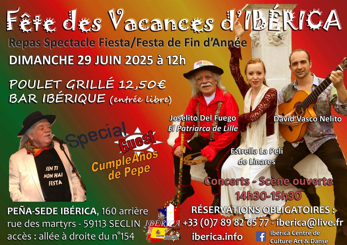 Repas Spectacle Espagnol Flamenco Gypsy Ibérica Seclin Lille Hauts de Franc, 29 June | Event in Seclin | AllEvents