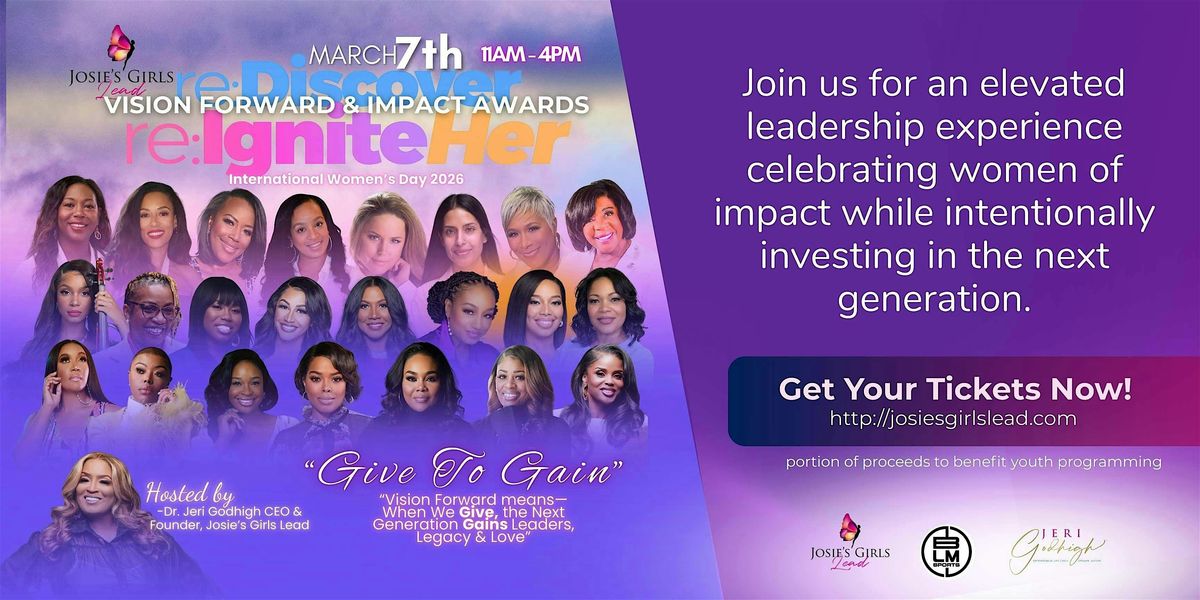 Vision Forward &amp; Impact Awards — Give To Gain | International Women’s Day