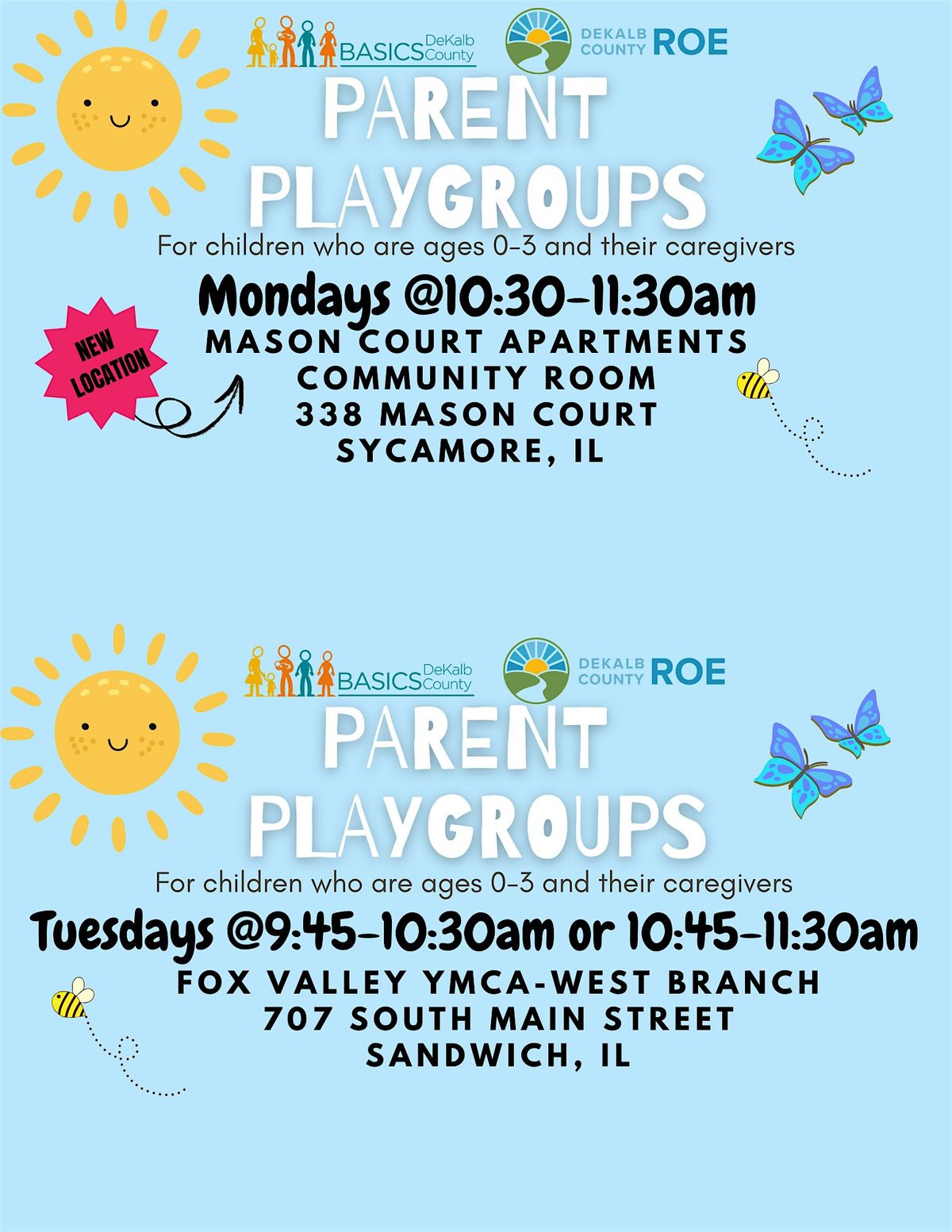 Monday Parent Playgroup Sycamore | Event in Sycamore | AllEvents