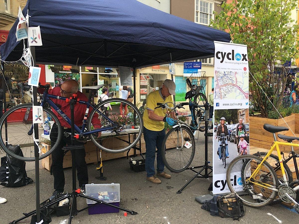 Free Bike Maintenance Sessions West Oxford Fun Day 2023, West Oxford