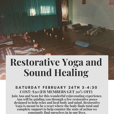 Restorative Yoga And Sound Healing, Eternal Bliss Yoga