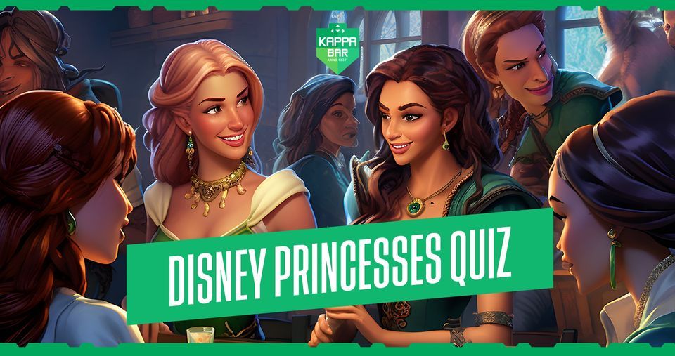 Disney princesses quiz kappa bar malm sweden 14 october 2023