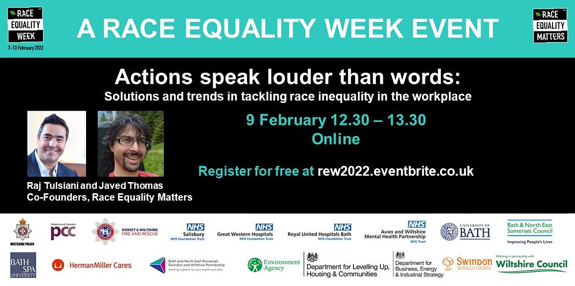 South West Race Equality Week 2022 inar, February 9 2022 Online