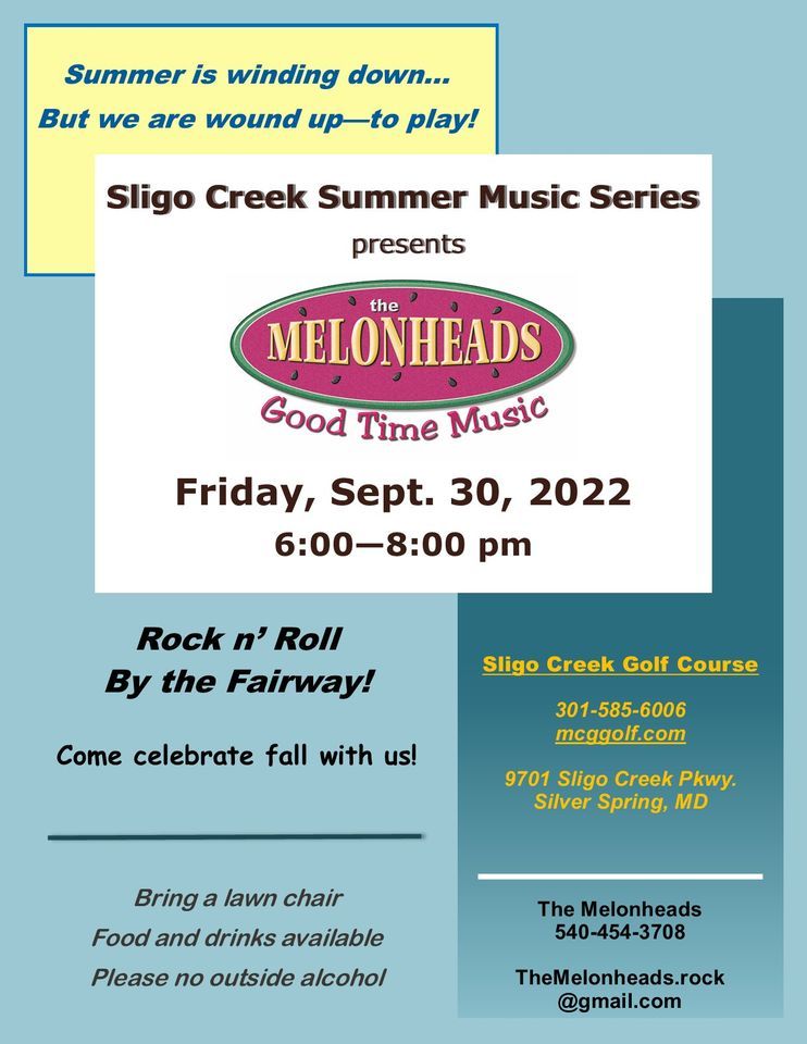 Sligo Creek Summer Concert Series, Sligo Creek Golf Course, Silver