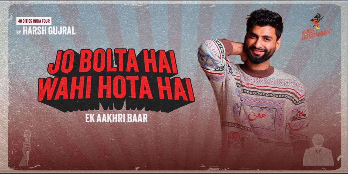 Jo Bolta Hai Wohi Hota Hai feat Harsh Gujral, 15 June | Event in Kanpur | AllEvents