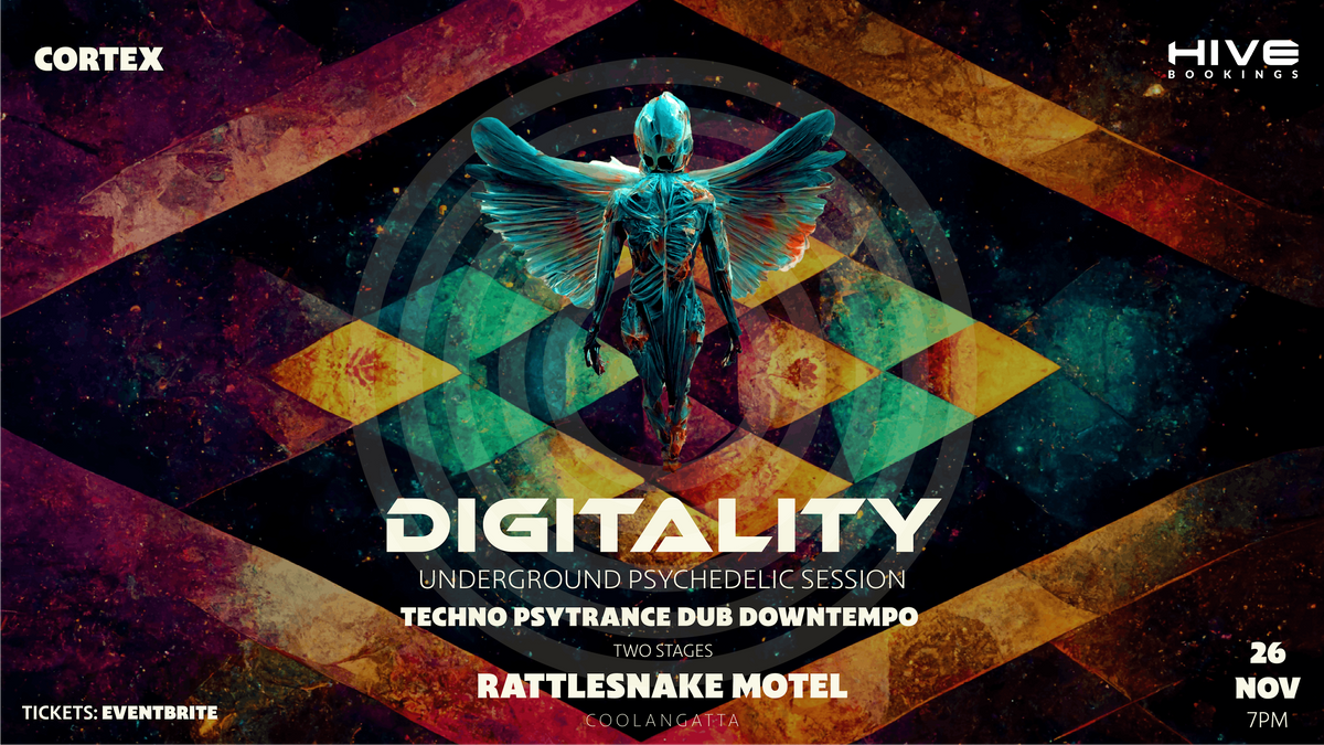DIGITALITY Underground Psychedelic Sesh, Rattlesnake Motel