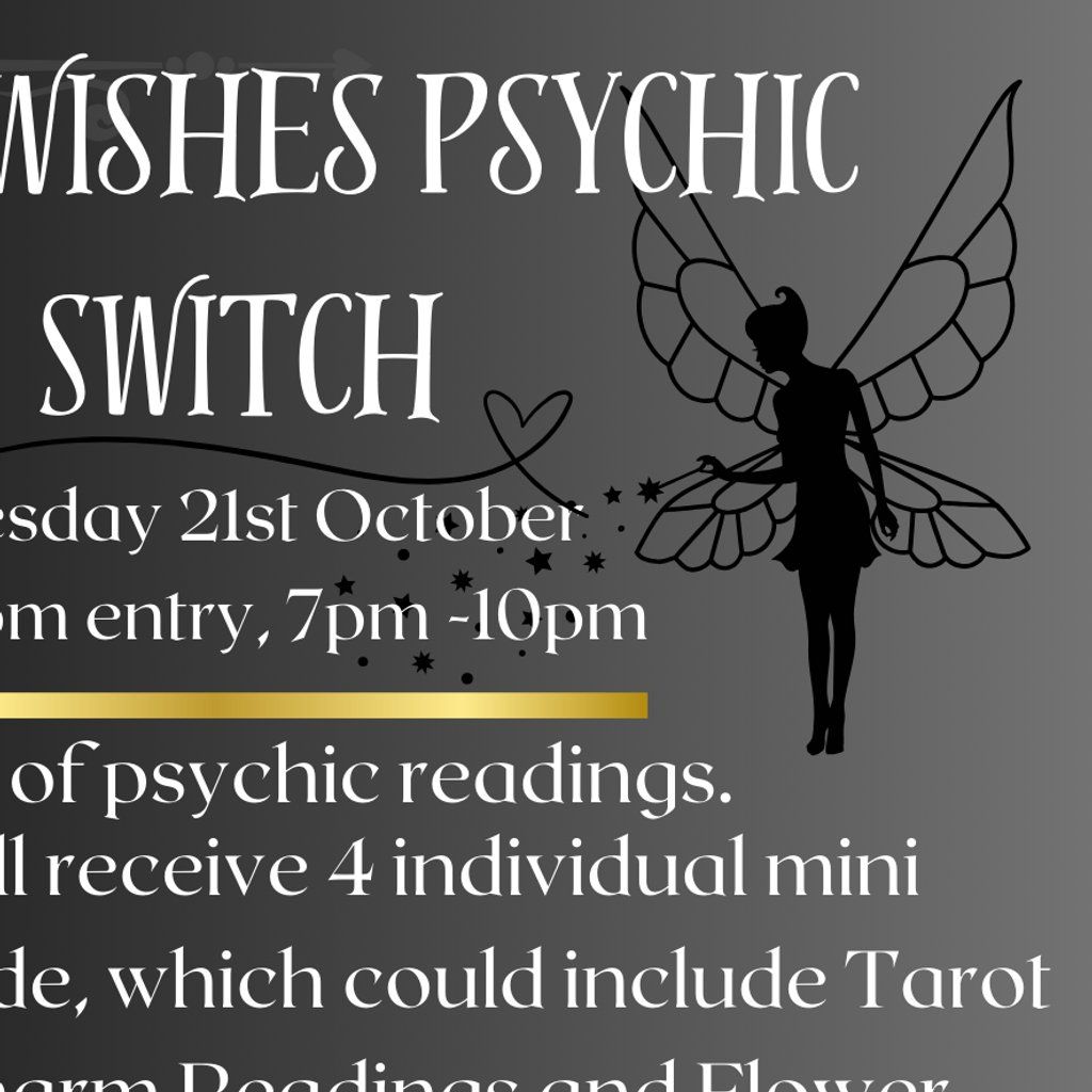 Fairywishes Psychic Switch, 21 October | Event in Leicester | AllEvents