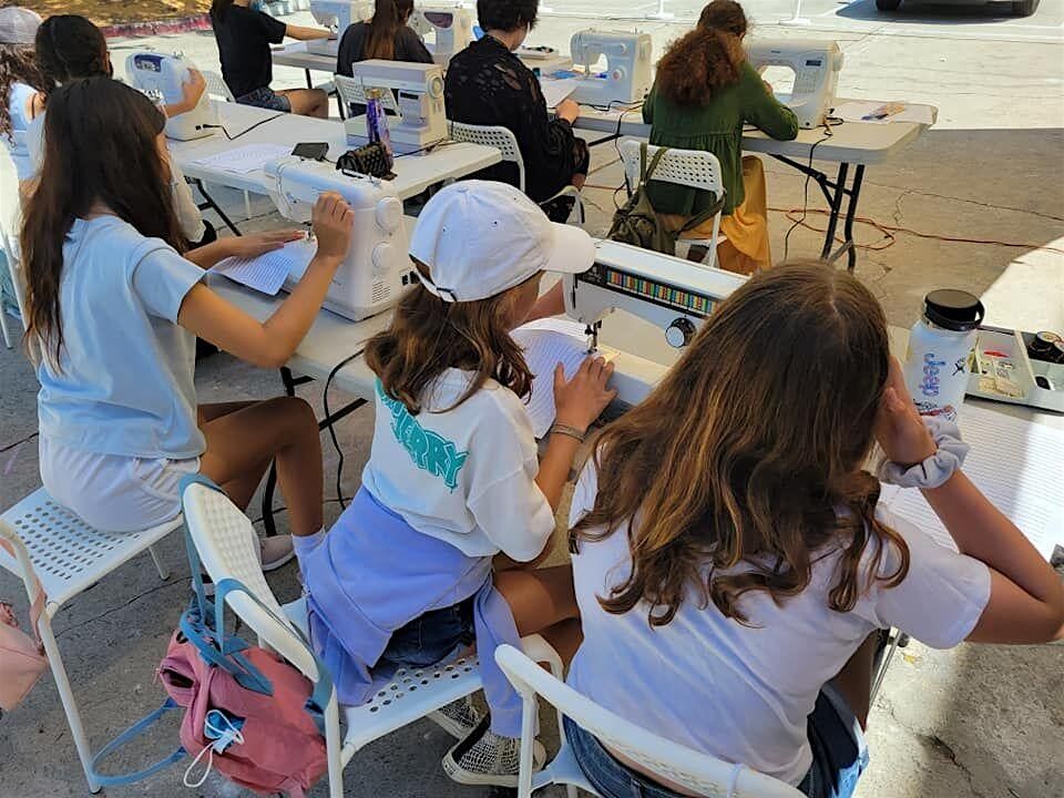 Youth Fashion Design Sewing and Upcycle Camp, Needlecraft Cottage, San