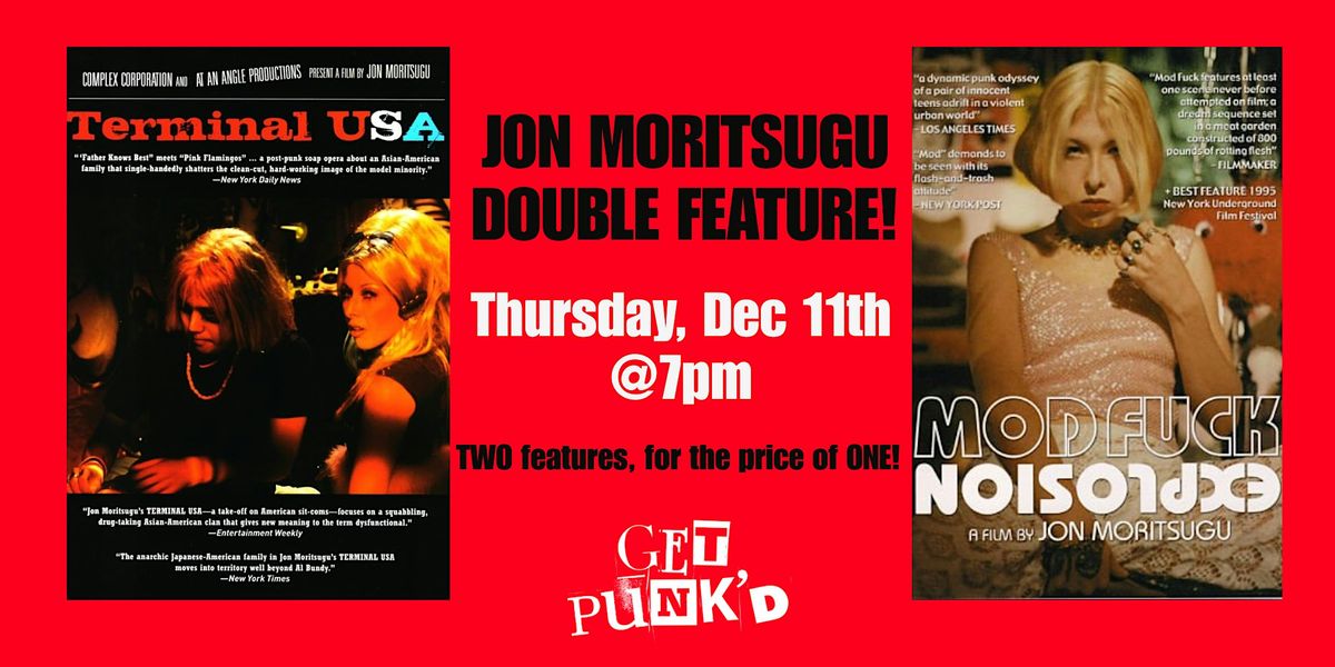 Jon Moritsugu Double Feature // Get Punk'd, 11 December | Event in Kansas City | AllEvents