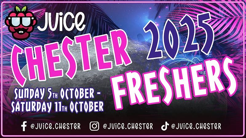 Chester Freshers 2025 🍓🍍🍌🍑🍋, 5 October | Event in Chester | AllEvents