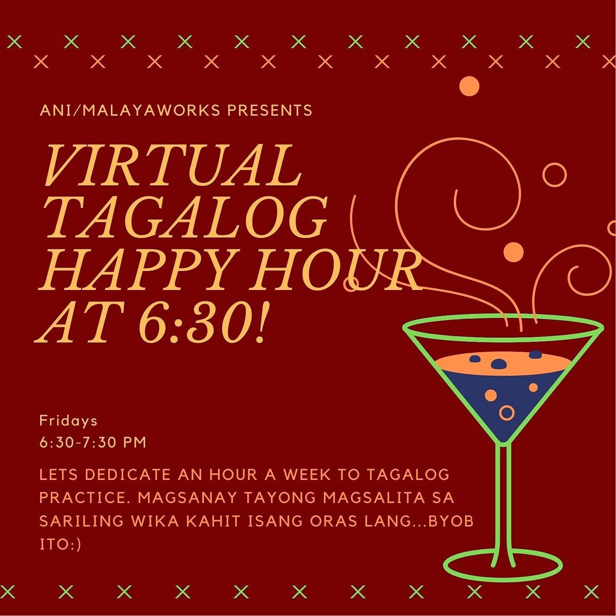 Virtual Tagalog Happy Hour on AllEvents.in | Online Events