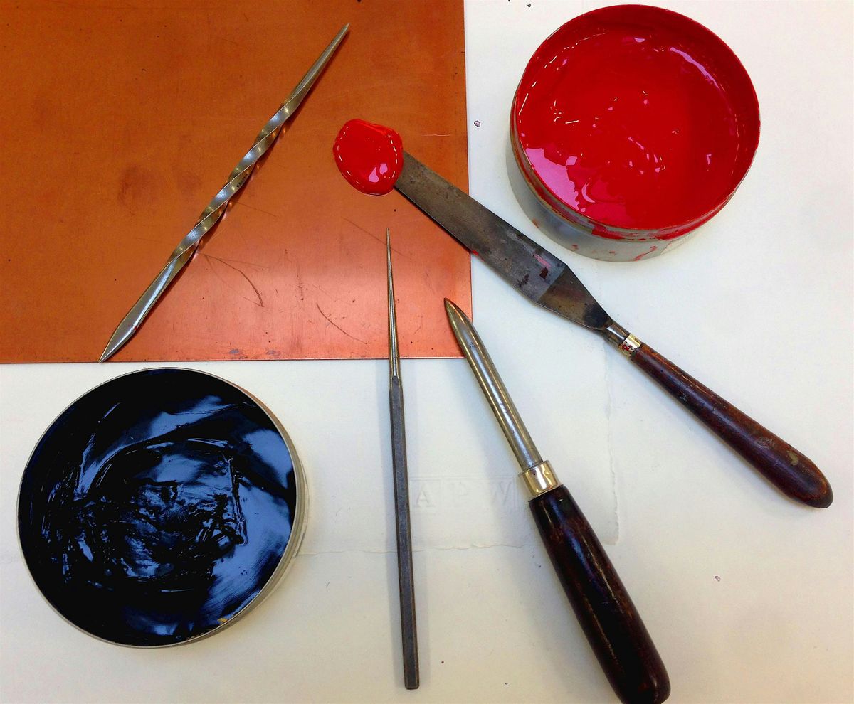 APW 2024 Winter School Etching 2 Aquatint & Sugarlift, Australian