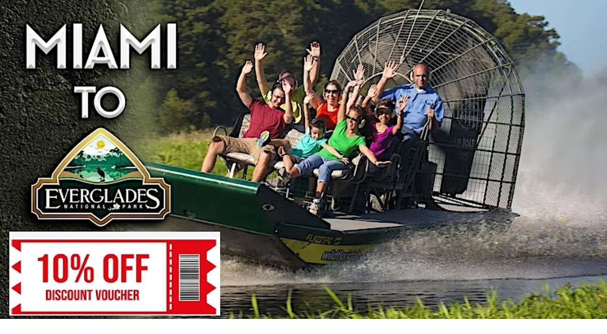 SAVE 10 OFF GET YOUR PROMO CODE VOUCHER FOR EVERGLADES TOUR NOW