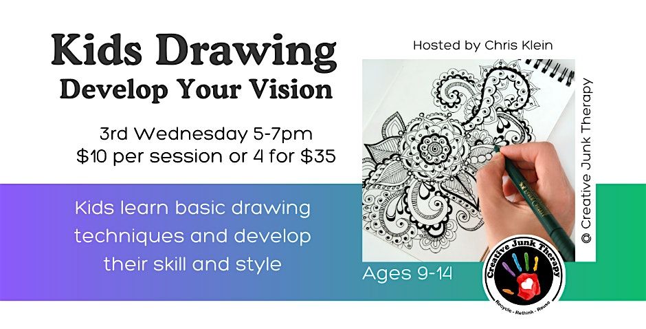 Kids Drawing - Develop Your Vision | Event in Brandon | AllEvents