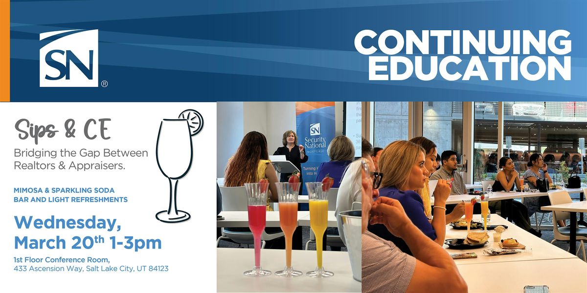 Bridging the Gaps Between Realtors & Appraisers, Security National Mortgage Company, Salt Lake