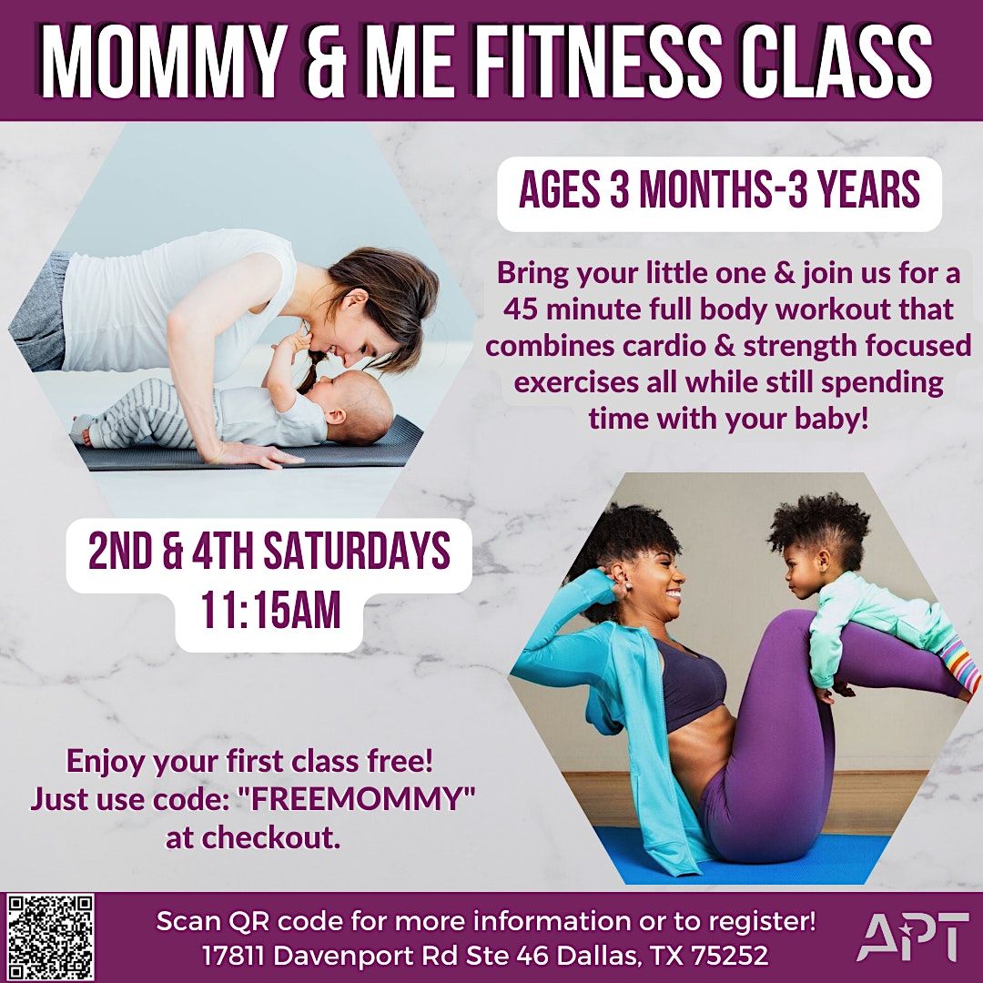 Mommy & Me Fitness Class, APT Training Studios, Dallas, 12 August 2023