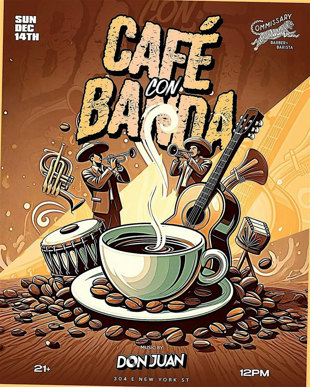 Cafe Con Banda 21+, 14 December | Event in Indianapolis | AllEvents