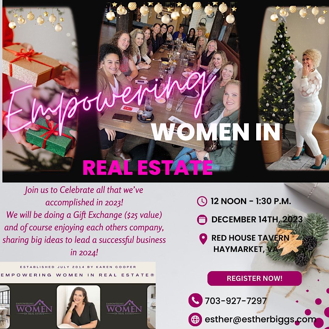 Empowering Women in Real Estate Monthly Luncheon, Red House Tavern