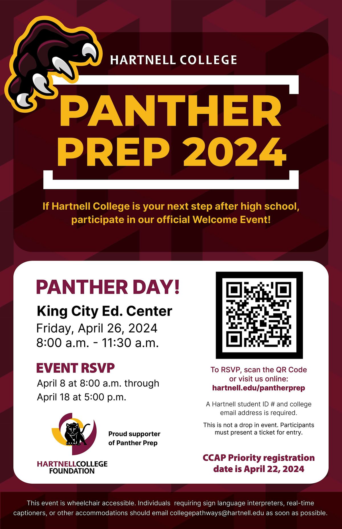2024 Panther Prep Day at the King City Education Center, Hartnell College -  King City Education Center, 26 April 2024 | AllEvents.in