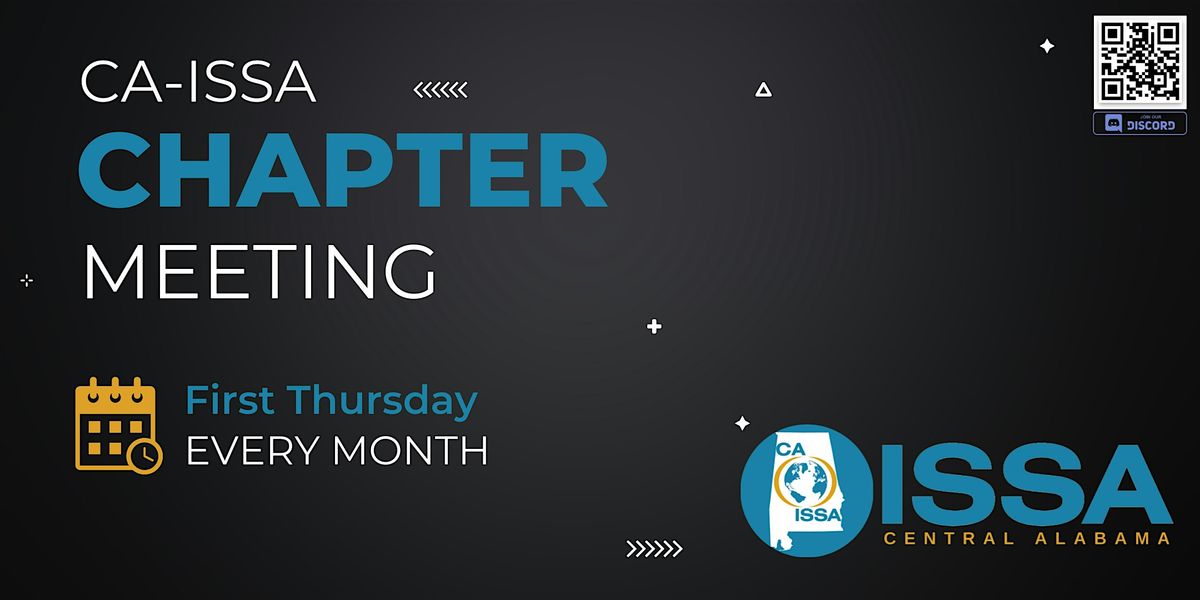 Central Alabama ISSA Chapter Meeting Thursday, July 11th, 2024, 3000 ...
