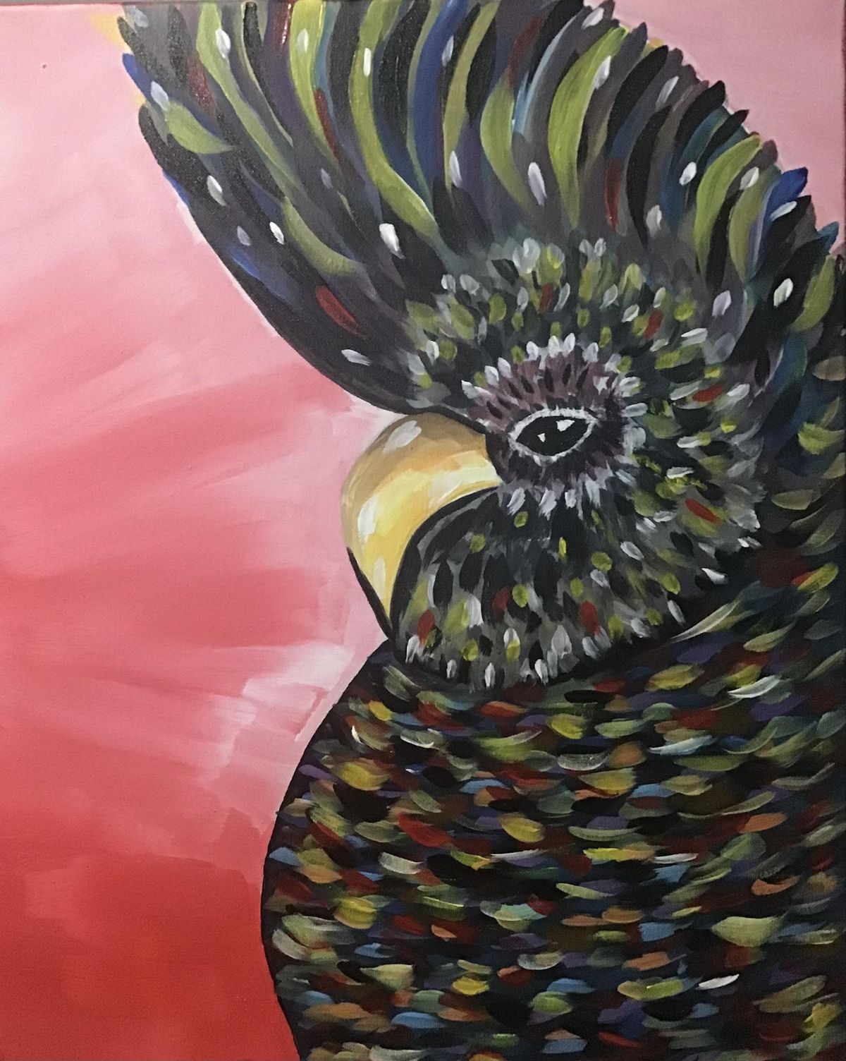 Paint and Sip Black Cockatoo Tenterfield Bowling Club, Tenterfield