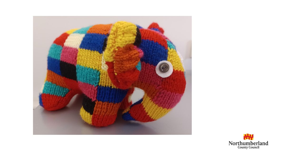 Cramlington Library Elmer Day Crafts, Cramlington Library, 29 May