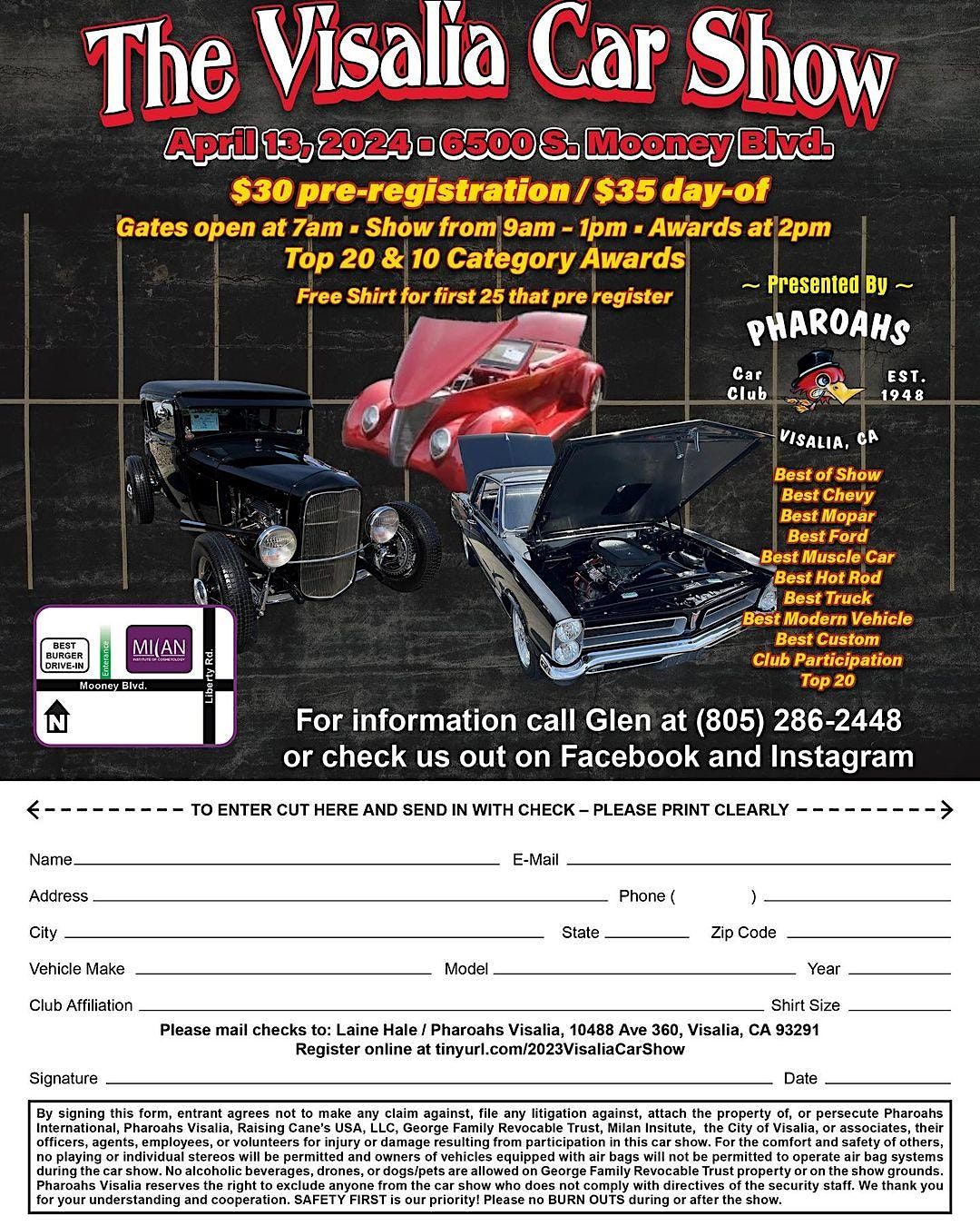 The Visalia Car Show 2025, Milan Institute Visalia, 13 April 2025