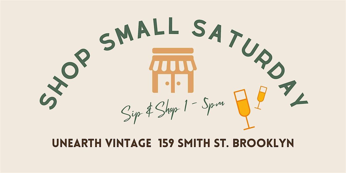 NYC Vintage Clothing Shopping Event – Shop Small Sip + Shop in Brooklyn | Event in Brooklyn | AllEvents
