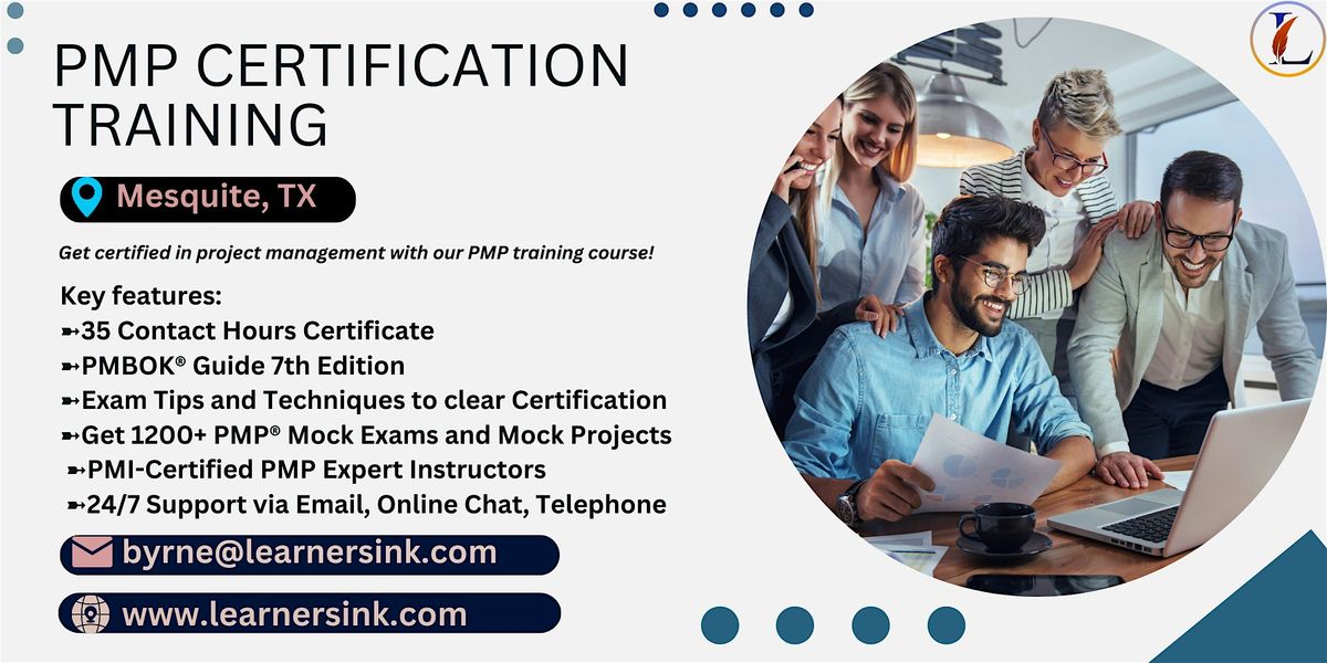 4 Day PMP Training Process Flow In Mesquite, TX, 13509 Lyndon B Johnson ...