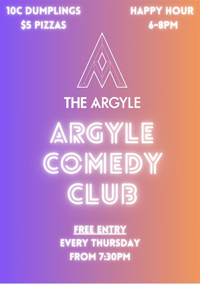 Argyle Comedy Club | Event in The Rocks | AllEvents
