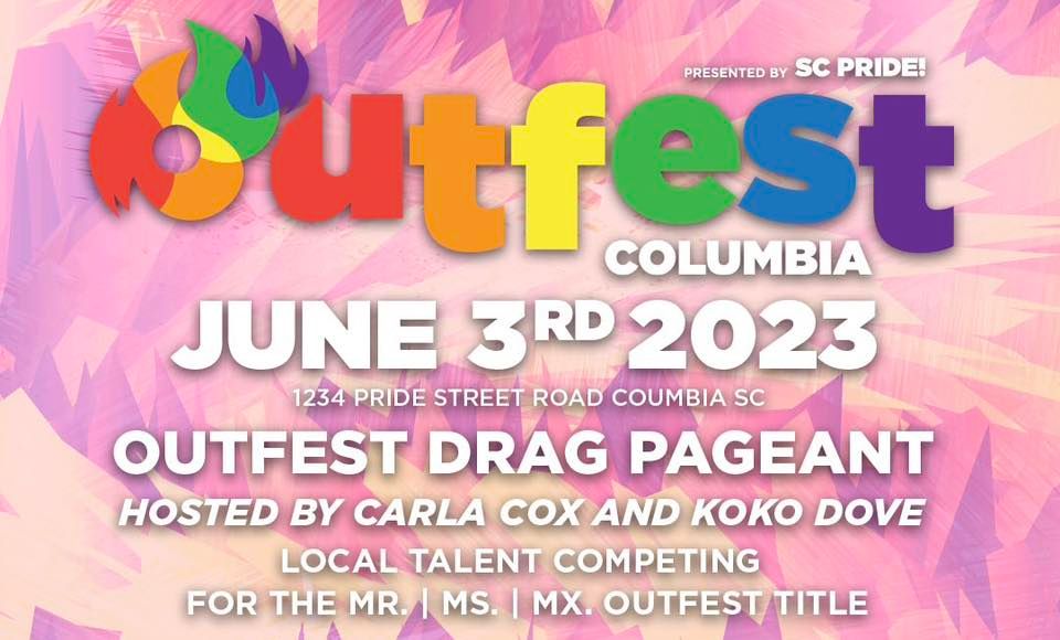 Outfest 2023 Pageant, Park St, Columbia, SC 29201, United States, June