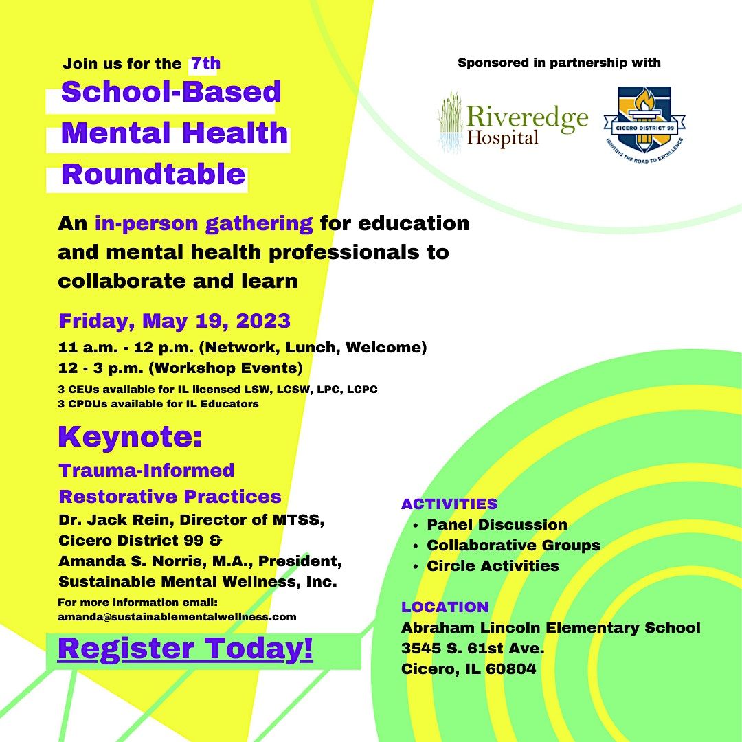 7th School Based Mental Health RoundTable Abraham Lincoln Elementary 7th-school-based-mental-health-roundtable-abraham-lincoln-elementary