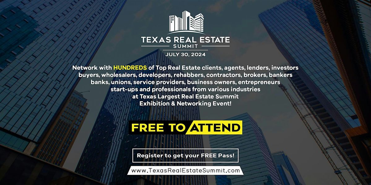 Texas Real Estate Summit 2024, Wakefield Crowbar, Houston, 30 July 2024