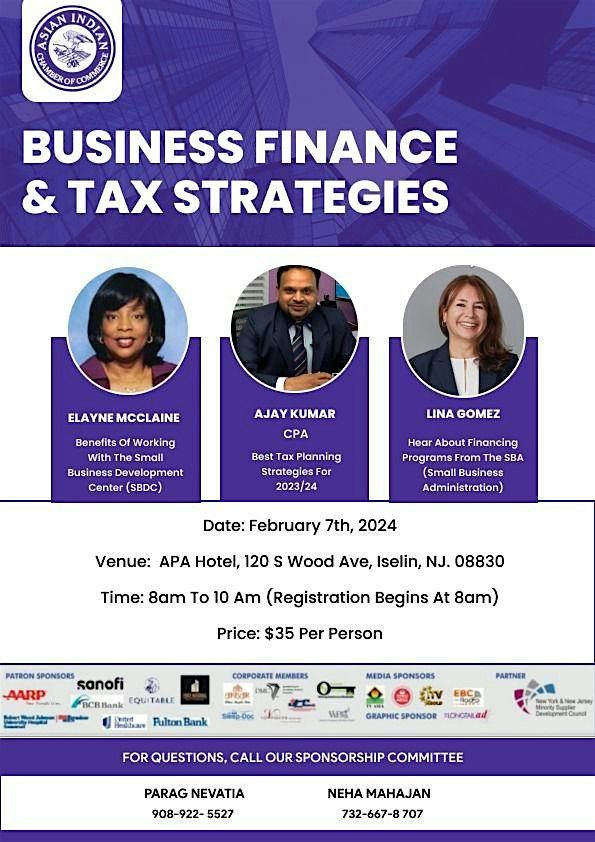 AICC Awareness Series Business Finance and Tax Strategies, APA Hotel