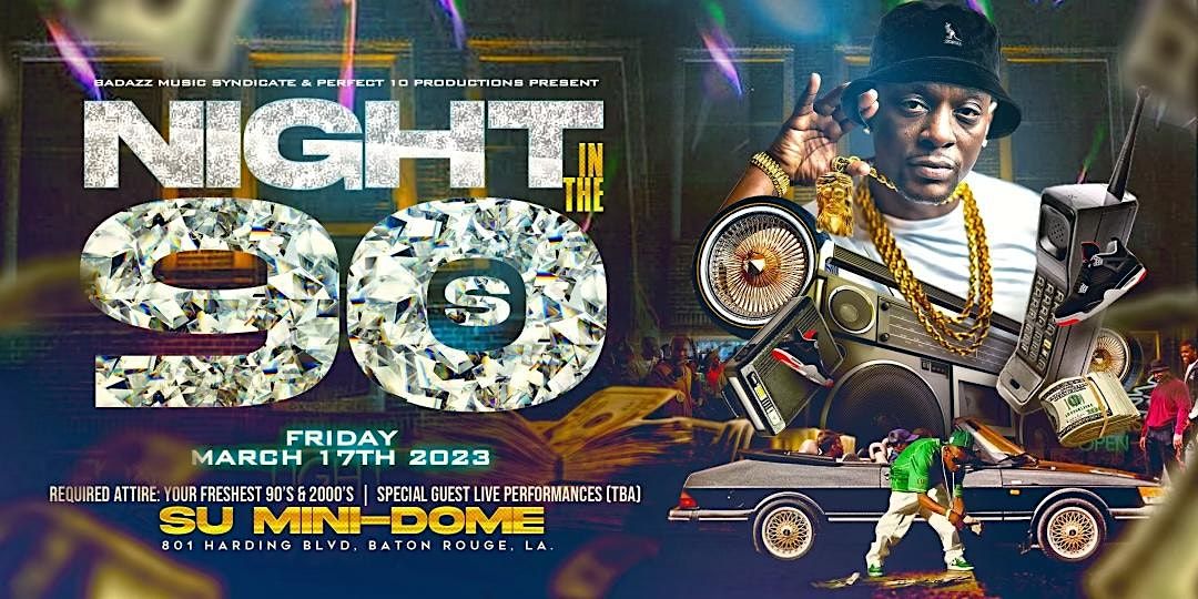 Boosie Bash 2023Friday A Night In The 90s, Southern University and A