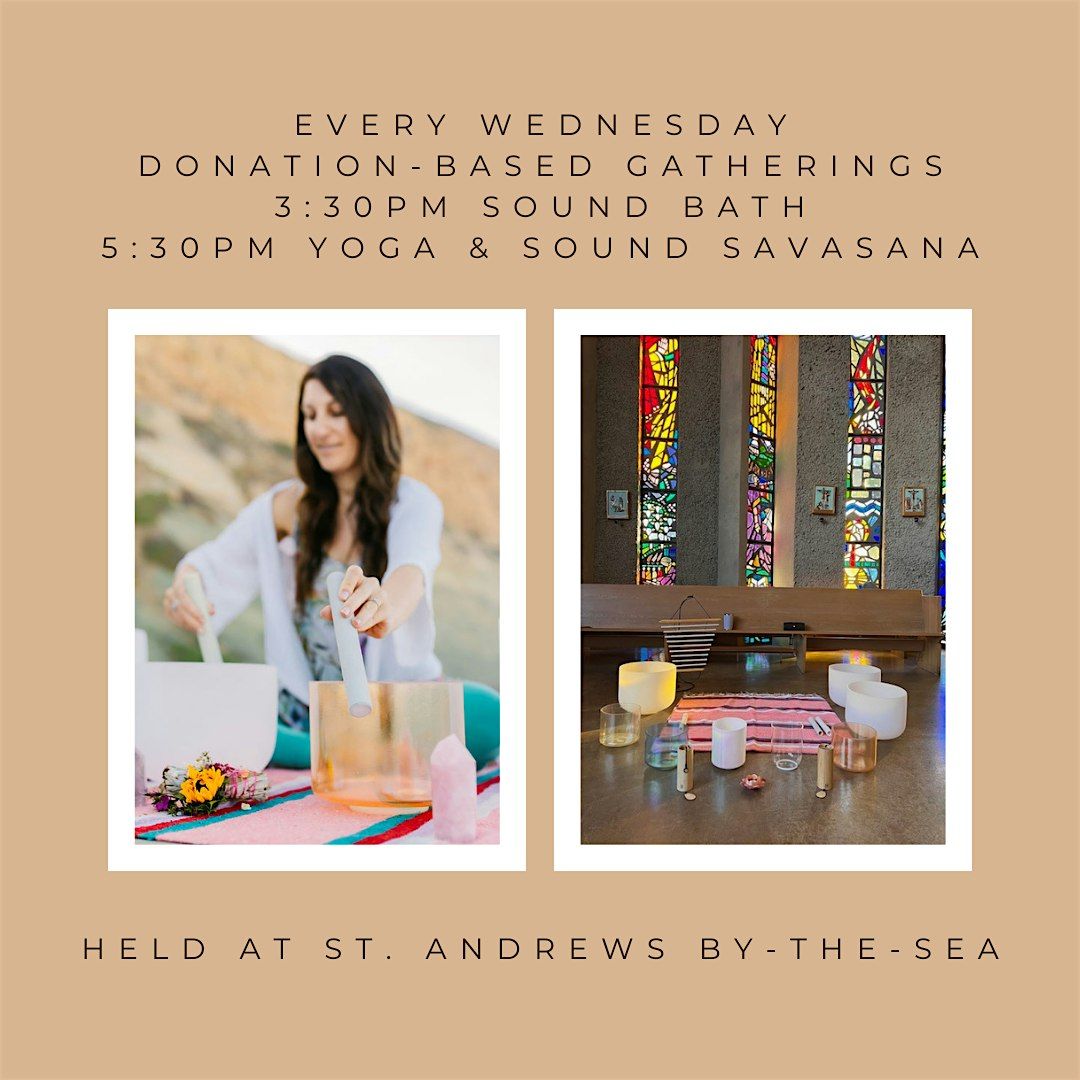Donation-Based Sound Bath, St. Andrew's by-the-Sea Episcopal Church ...