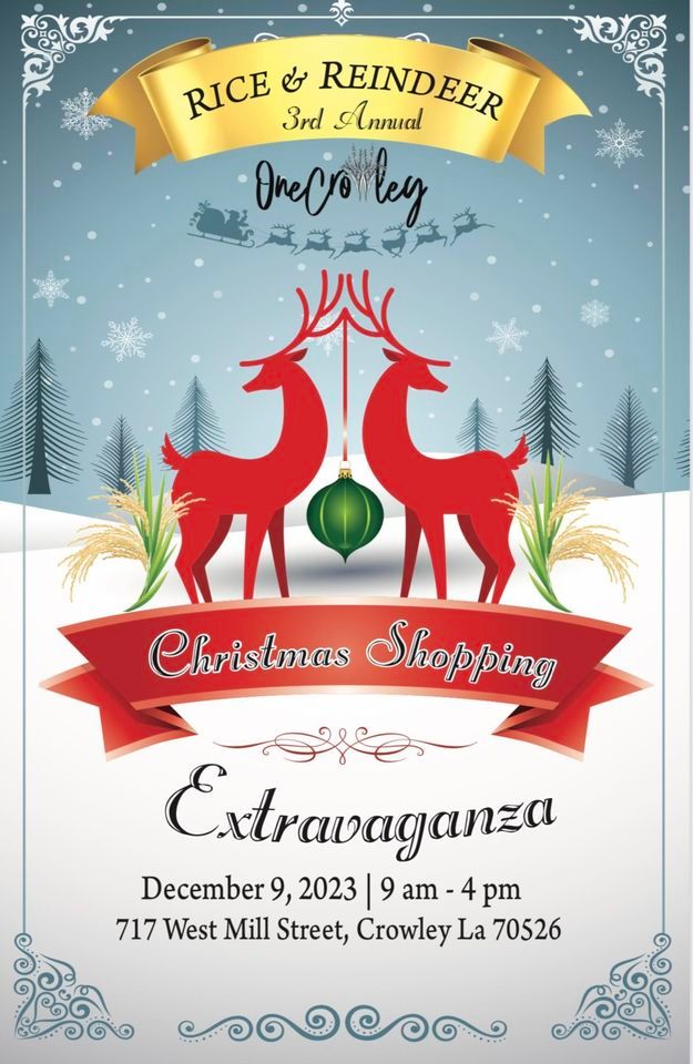 Rice & Reindeer 2023, Crowley Rice Festival Building, 9 December 2023
