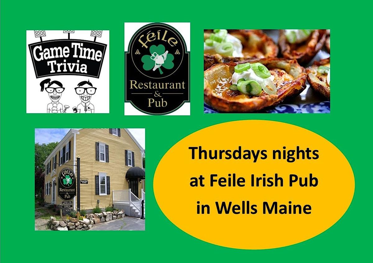 Game Time Trivia Thursdays At Feile Irish Pub In Wells Maine F ile game-time-trivia-thursdays-at-feile-irish-pub-in-wells-maine-f-ile