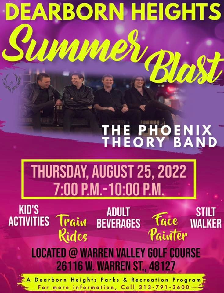 DEARBORN HEIGHTS SUMMER BLAST, Warren Valley Golf and Banquet Center
