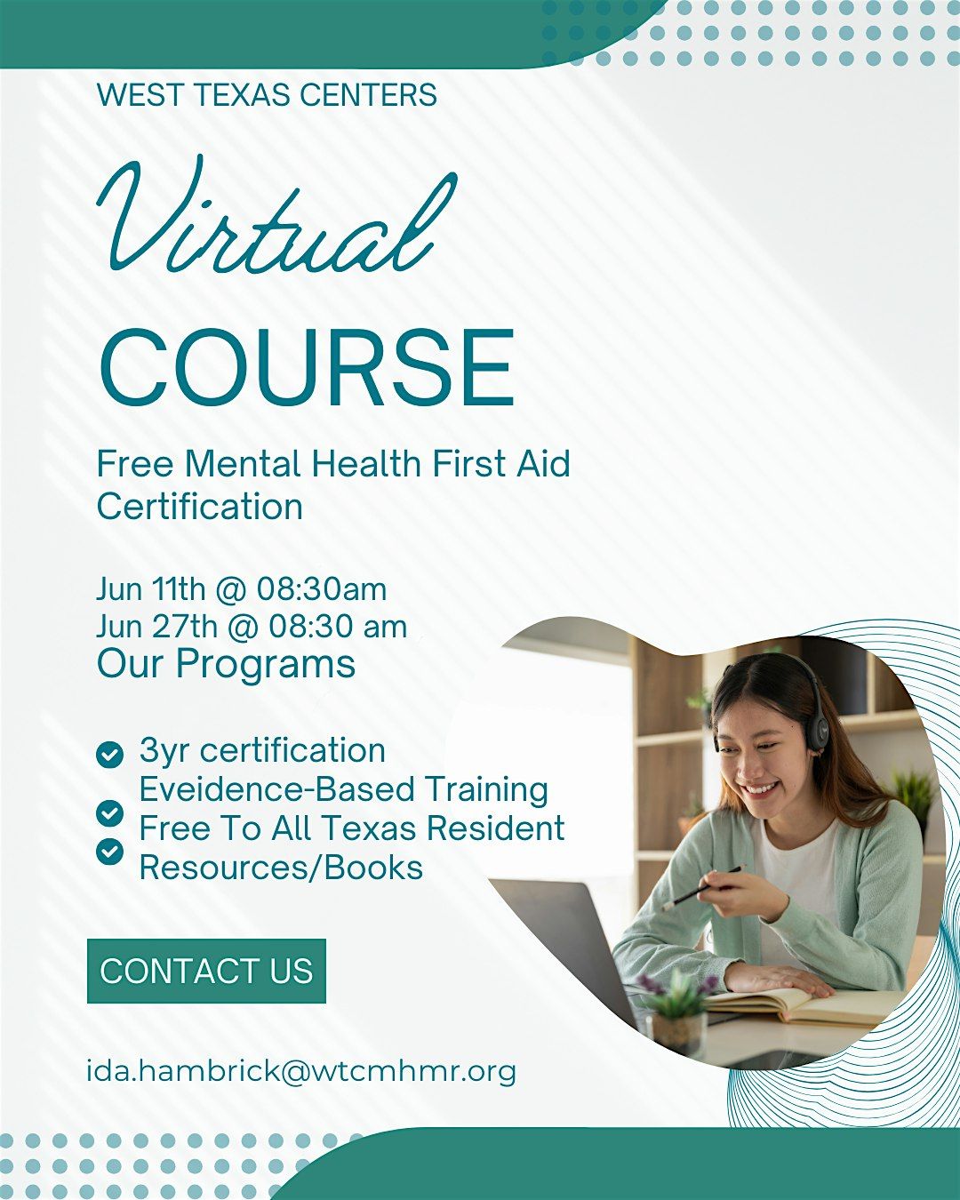 Youth Mental Health First Aid, June 11 2024 | Online Event | AllEvents.in