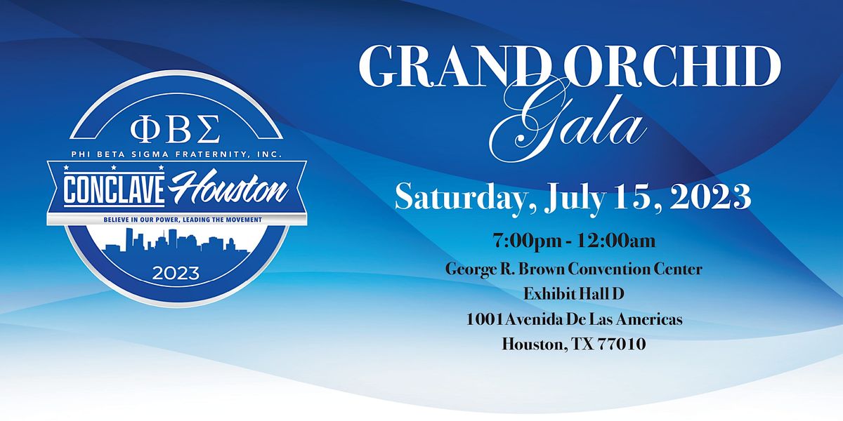 Phi Beta Sigma Fraternity Conclave Houston Grand Orchid Gala, R